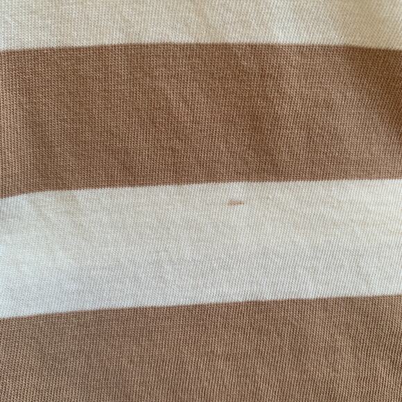 NWT Amo Dune Stripe T-Shirt Dress MSRP $168 | Tan/Cream | Size XS - Picture 12 of 12